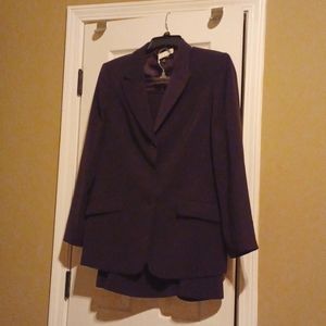 Kasper Eggplant 3 Button Suit